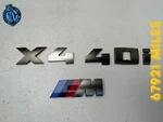 2019-2021 Bmw X4 M40I G02 Rear Tailgate Trunk Lid Nameplate Emblem Logo Oem. Fixed Price $39.88.