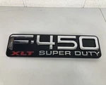 1999-2004 Ford F-450 Xl Super Duty Plastic Fender Emblem F81B-16B114-TA. Fixed Price $14.95.