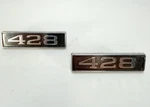 Oem Ford 428 Hood Scoop Emblems Pair C9ZB-16B621-A Mustang Torino. Fixed Price $75.00.