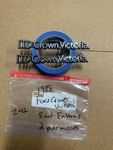 1988 (2) Ford Crown Victoria Sail Panel Roof Emblems E8AB54291B62-AC. Fixed Price $32.99.