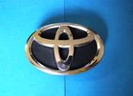 2009-2013 Toyota Corolla Chrome And Black Front Grille Emblem. Fixed Price $29.00.
