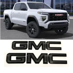 New Front & Rear Actual Emblems Blackout Fit For 2021-22 Gmc Canyon. Fixed Price $99.95.