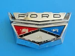 1959-1960 Ford Hood/trunk Emblem W/studs Vintage Original Oem # 1006502 10381. Fixed Price $200.00.