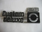 New Nos Gm 1975-80 Chevrolet Front Fender Emblem Custom Deluxe 20 14016634. Fixed Price $89.99.