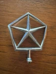 1980S 1990S Chrysler 2 3/8" Pentastar Stand Up Hood Ornament Emblem Oem Logo. Fixed Price $9.82.