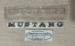 1971 1972 1973 Ford Mustang Trunk Lettering Emblem Nos D1ZZ-6540282-AG. Fixed Price $33.99.