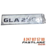 2021-2025 Mercedes-benz GLA250 Rear Badge Nameplate New Oem 247 817 57 00. Fixed Price $69.49.