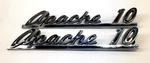1961 Chevrolet Pickup C10 Apache Hood Side Emblem Set 3781525 Patina Truck Usa. Fixed Price $59.95.