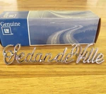 Show Quality Nos 1972-3 1977-84 Cadillac "sedan Deville" Roof Script Emblem. Fixed Price $99.95.