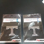(2) Tennessee Volunteers Chrome Plastic Team Emblem Decal Ncaa Truck Car. Fixed Price $11.99.