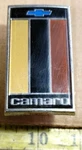 Chevy Camaro Circa '76 Front Header Emblem 347572 2762. Fixed Price $40.00.