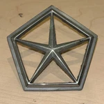 1984 1987 Chrysler Dodge Plymouth Chrome Metal Grille Emblem 4103304. Fixed Price $21.21.