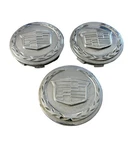 Cadillac Chrome Center Caps Set Of 3 Oem 9595891 Crest Emblem Deville Dts. Fixed Price $28.75.