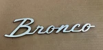 1966 1977 Original Ford Bronco Chrome Script Emblem Fomoco C6TB-16098-A Oem. Fixed Price $44.99.