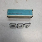 Nos Gm 1969 Camaro 307 Emblem-fender 3957933, 3949677 (1970-1974 Nova). Fixed Price $39.99.