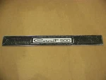 1968 Dodge Coronet 500 Interior Door Panel Emblem #2861184. Fixed Price $74.98.