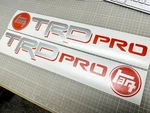 Trd Pro Japanese Teq Sticker Decals, Fits Toyota Tacoma, Tundra, 4RUNNER, Fj. Fixed Price $19.99.
