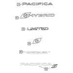 For Chrysler Pacifica 2018 Mopar Liftgate Emblem. Fixed Price $109.13.