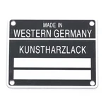 Door Jam Colour Code Plate Porsche 911 912 930 90170111105 Top Quality. Fixed Price $12.61.