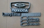 Toyota Oem 1979 1980 Corona RT1100 Vintage Script Emblem Badge Logo Complete Set. Fixed Price $159.20.