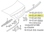 Genuine Cls 550 2015-2016 Mercedes Benz Emblem Badge Nameplate New 2188172000. Fixed Price $48.00.