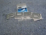 Nos 1987 -1996 F150 F250 F350 Tailgate Chroe Letters Emblems Set "f D". Fixed Price $149.99.
