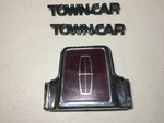 90-94 Lincoln Town Car Trunk Lock Cover Chrome Emblems F2VB-5443320-AA Red. Fixed Price $35.99.