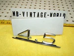 Mercedes Genuine Heavy 71-73 W108,W109 4.5 Lid Metal Chrome Puc Emblem. Fixed Price $77.90.
