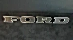 Genuine Vintage 1967 "ford" F-series Hood Letters Black. Fixed Price $65.00.