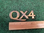 1997-2003 Infiniti QX4 Gold Rear Tailgate Liftgate Emblem Badge 90894-1W311 1M8. Fixed Price $29.99.