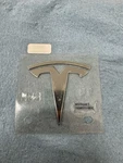 New Oem 24-26 Genuine Tesla Model 3 Front T-badge Chrome 1694511-00-C. Fixed Price $25.59.