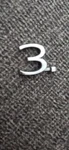 Saab "t" 9-5 93 9-3 Trunk Hatchback Badge Emblem Oem Used Original Turbo. Fixed Price $14.99.