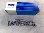 Emblem Nameplate, Mounts On Trunk Lid, 1970/74 Maverick, Nos. Fixed Price $99.00.