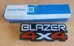 New Genuine Gm Blazer 4 X Emblem 15592826. Fixed Price $64.99.