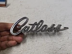 Original 1969 Oldsmobile Cutlass Fender Script Emblem 399503. Fixed Price $20.00.
