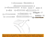 Chrysler Oem 87-07 300M Trunk Lid Exterior Trim-nameplate 5113296AA. Fixed Price $90.94.