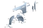 Genuine Mercedes-benz Trim Grille 206-880-88-03. Fixed Price $151.38.
