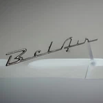 Chevrolet 1957 Bel Air Chrome Trunk Fender Script Emblem Vintage Car Trim. Fixed Price $35.95.