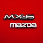 1992-1996 Mazda MX-6 Rear Emblem Set Trunk Badges GA2A 51 720 / 710. Fixed Price $9.98.