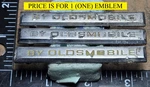 "by Oldsmobile" Metal Emblem 9690150 3.1" 5936. Fixed Price $14.00.