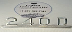 Mercedes Benz W123 240D 1238170515 Oem Trunk Emblem Badge Chrome Pins Nice. Fixed Price $40.00.