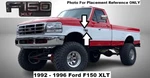 F5TB16B114DA 92 To 96 Ford "F150 Xlt" Front Side Fender Emblem Decal Oem. Fixed Price $24.00.