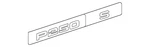 Genuine Land-rover Nameplate LR095768. Fixed Price $145.26.