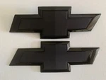 Chevy Silverado 1500 2500HD 3500HD Black Front Rear Tailgate Bowtie Emblem Set. Fixed Price $52.45.