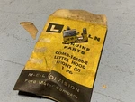 1960 Mercury Hood Letter "u" C0MB-16606-E Nos New. Fixed Price $30.00.