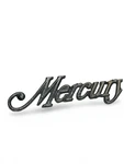 Mercury Script Metal Emblem Vintage Oem Chrome Nameplate Badge Logo. Fixed Price $15.99.