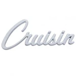 United Pacific S1011 Emblem, Chrome, Die-cast "cruisin". Fixed Price $40.19.