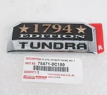 Genuine Oem Toyota 75471-0C100 "1794 Edition Tundra" Badge Emblem 14-21. Fixed Price $57.58.
