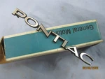 Nos 1973 1977 Pontiac Front Script Emblem Chrome 494711 495118. Fixed Price $45.00.