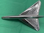 Nice 1954 Ford Crestline Delta Wing Airplane Hood Ornament BM-16850-A. Fixed Price $65.00.